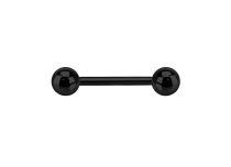 Barbell Acier Noir Boules 3 mm | Itc