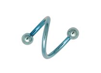 Anneau Spirale Anodisé Boules Coloré 3 mm | Itc