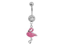 Banane Acier Fantaisie motif Flamant Rose | Itc
