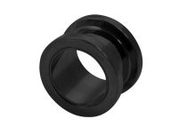 Flesh Tunnel Acier Noir  | Itc