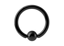 Anneau Boule Acier Noir | Itc