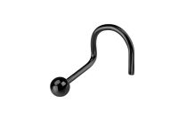 Stud de Nez Acier Noir Boule 2,3 mm | Itc
