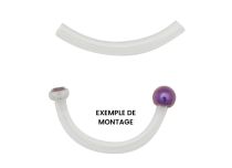 Tube Courbe BioFlex pour accessoire ou Push Clip | Itc