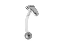 Banane Flexible Boule 3 mm motif Pied  | Itc