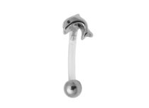 Banane Flexible Boule 3 mm motif Dauphin  | Itc