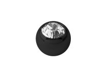 Boule Acier Noir vis Cristal Coloré 1.2 mm | Itc