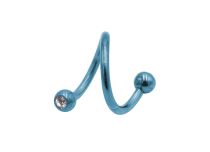Spirale Titane Double Cristal Blanc | Itc