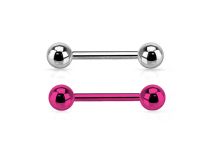 Barbell Titane Coloré à Boules 3 mm | Itc
