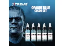 Set d'encres de Tatouage St&eacute;rile Opaque Blue | Xtreme Ink