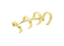 Faux Piercing Acier Doré Or fin Multi Anneaux | Itc