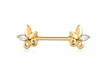 Bijou de Téton avec Fleurs à Strass | Itc