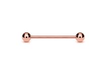 Barbell Acier Doré Rose à Boules 5 mm | Itc