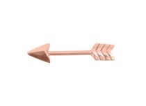 Barbell Acier Doré Rose motif Flèche | Itc
