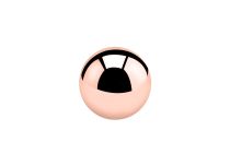Boule Acier Doré Rose Vis | Itc