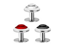 Microdermal Titane Disque 3 mm avec Cristal Coloré | Itc