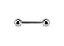 Barbell Titane Interne Métal à Boules | Itc