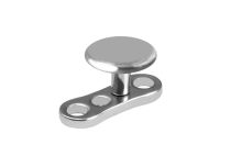 Piercing surface titane st&eacute;rile disque plat 4 mm 1,6x2 mm