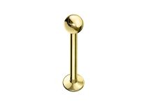 Labret Titane PVD Gold Stérile à Boule 3 mm | Itc