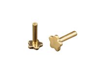 Labret Fleur 1.2x6 Titane PVD GOLD interne | iTC