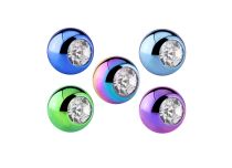 Boule Acier Anodisé à Cristal Blanc| Itc