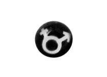 Boule Acier Push Clip Signe Masculin et Féminin | Itc