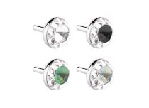 T&ecirc;te Push Clip Acier Multicristal Color&eacute; | Itc