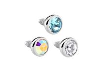 Boule Titane vis Interne 2,5 mm Cristal Coloré | Itc