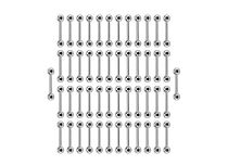 Lot de Barbell Acier à Boules 3 mm | Itc