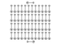 Lot de 50 labrets Titane Boule Cristal 3 mm | Itc