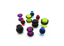 Lot de 10 Plugs acrylique  rond couleur et taille mix | iTC