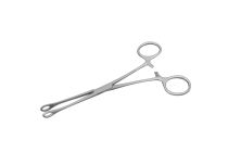 Pince clamp Inox petit rond 4.5 x 8mm long. 15.5 cm