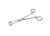 Pince clamp Inox rond ouvert 7.5 x 12.5 mm long. 18 cm