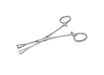 Pince clamp Inox triangle 5.5 x 11mm, long. 15.5 cm
