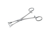 Pince clamp Inox triangle ouvert 5.5 x 11 mm, long. 15.5 cm