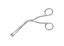 Pince piercing Inox coudée petit rond