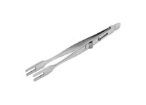 Pince brucelle Inox à tenir les labrets avec rivet de serrage