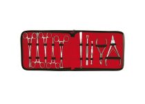 Set de 10 pinces Inox de piercing