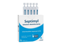 Lot de 10 doses de Solution Désinfectante Septimyl | Gilbert