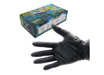 Gants nitrile noirs Tag - non poudr&eacute;s | Itc