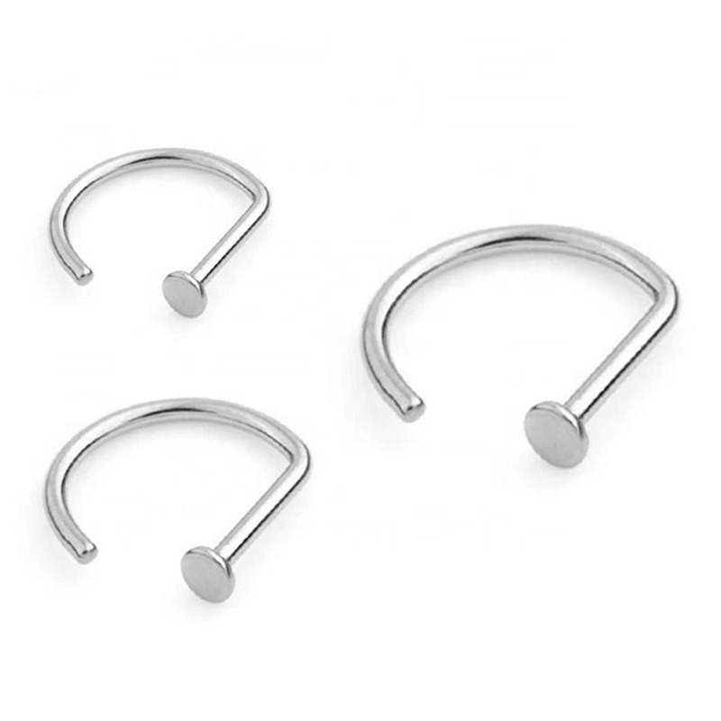 Stud nez titane 0.8mm demi courbe | iTC