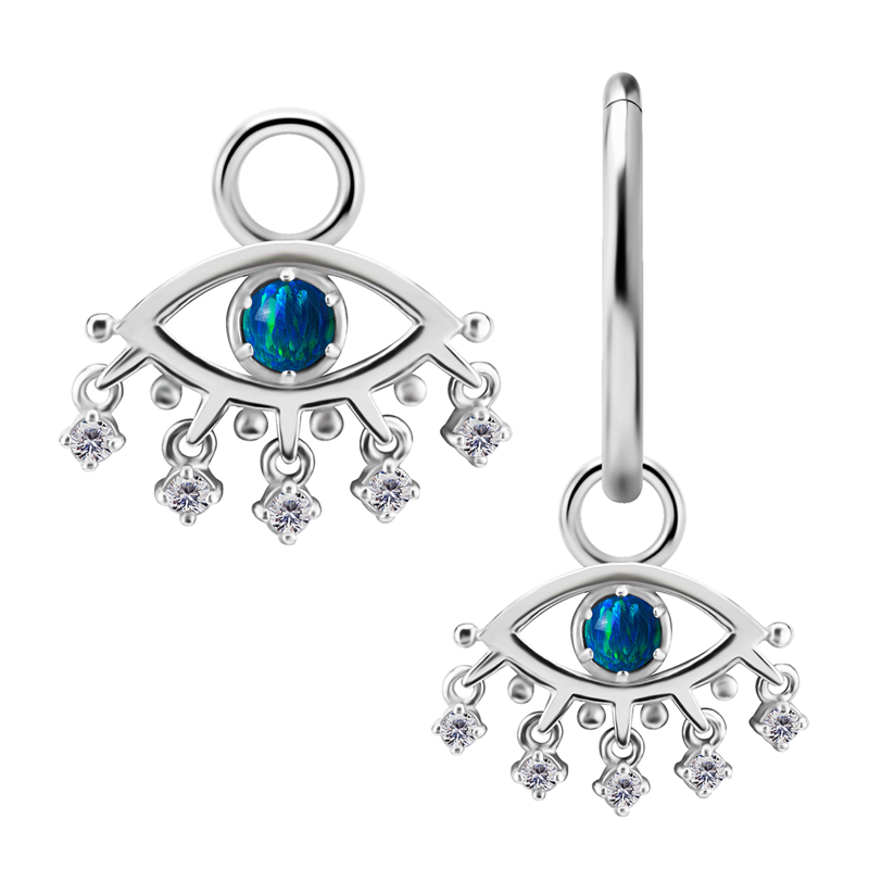 Charms pendant acier mauvais œil | iTC