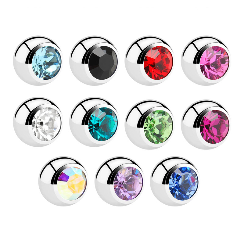 Boule acier pour 1.6 cristal facette  | Itc