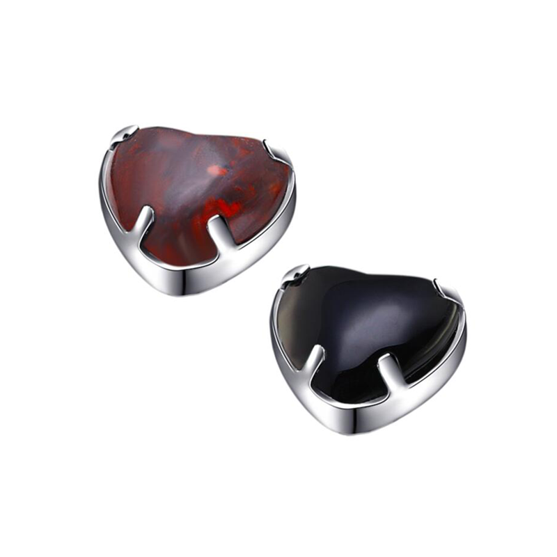 Accessoire Titane ASTM F136 interne 0.9mm motif cœur serti griffé | iTC
