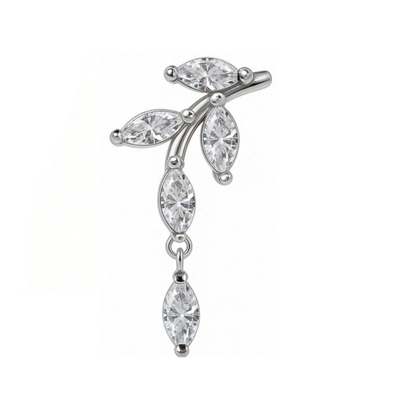 Accessoire interne Titane ASTM F136 0.9 mm motif cascade brillant | iTC