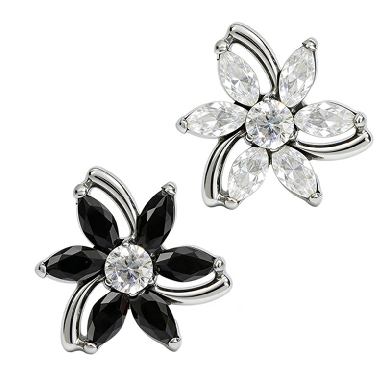 Accessoire interne Titane ASTM F136 0.9 mm motif étoilé strass | iTC