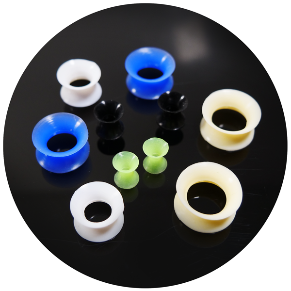 Lot  de 10 Tunnels silicone couleur et taille mix | iTC