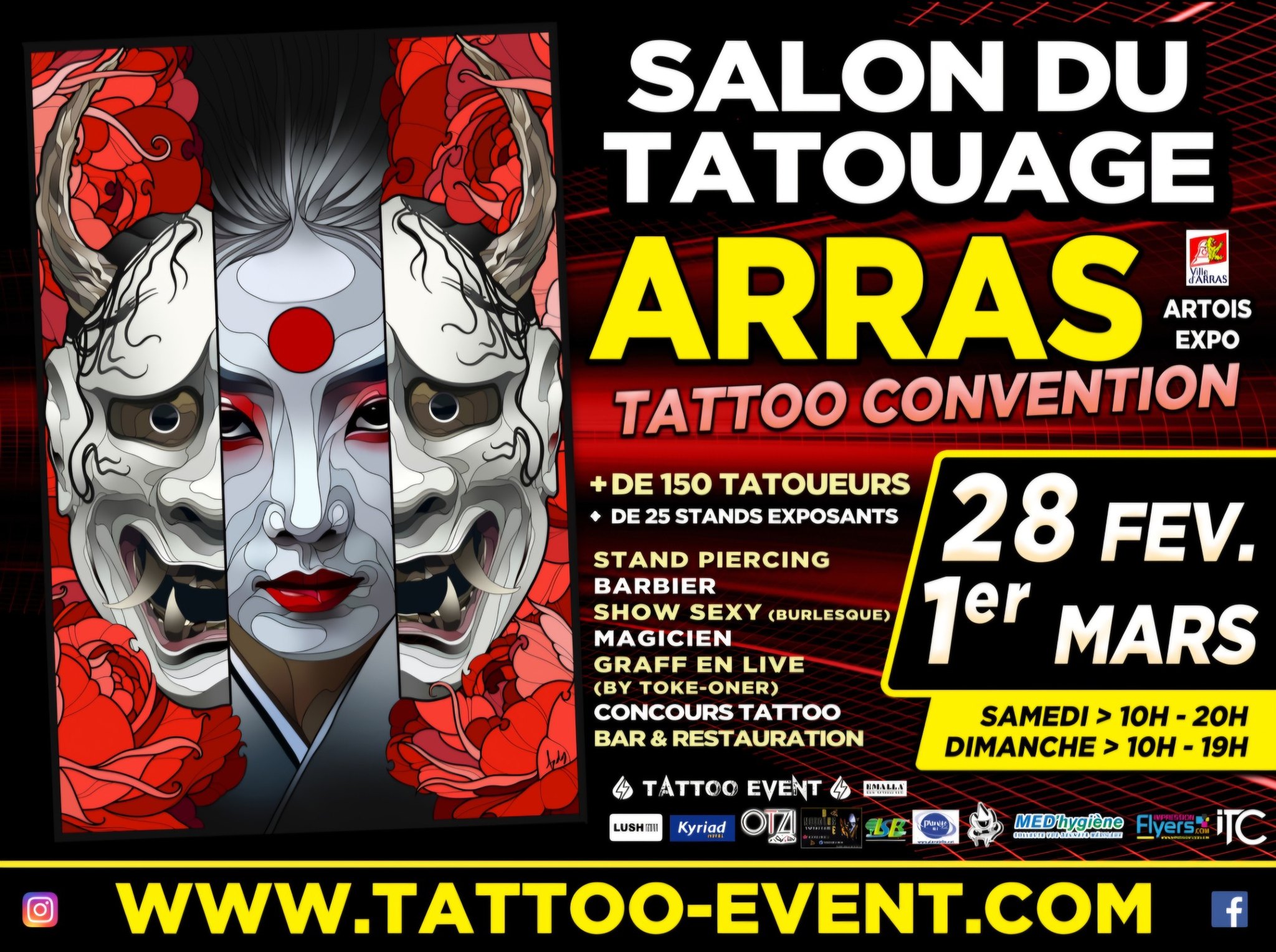 affiche tattoo convention Arras