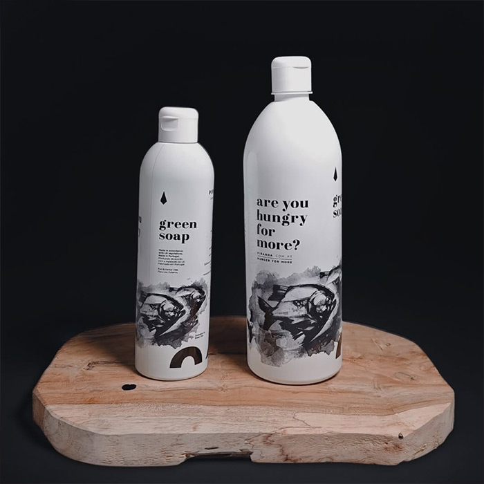 Savon Green Soap Piranha pour l'hygi&egrave;ne du tatouage